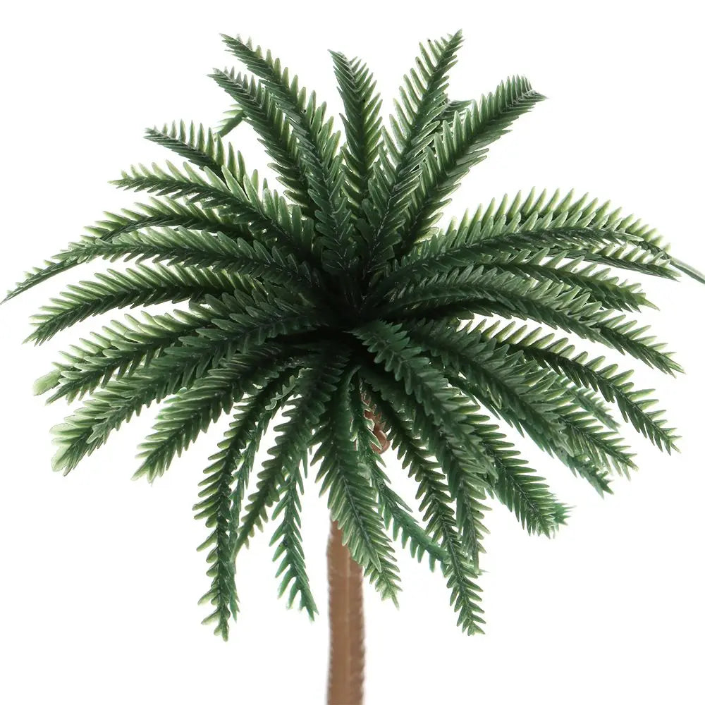 5Pcs New Plastic Coconut Palm Tree Miniature Plant Pots Bonsai Craft Micro Landscape