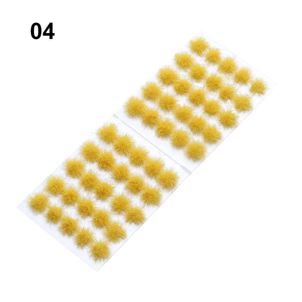 Grass Nest Model Sand Scene DIY Material Realistic Grass Tuft Miniature Grass Bushes Plant Cluster Scenery