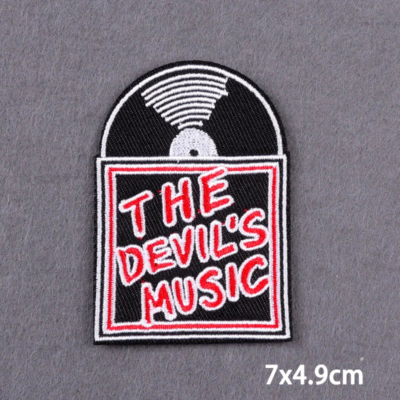 Skull Iron On Patches For Clothing Thermoadhesive Patches On Clothes