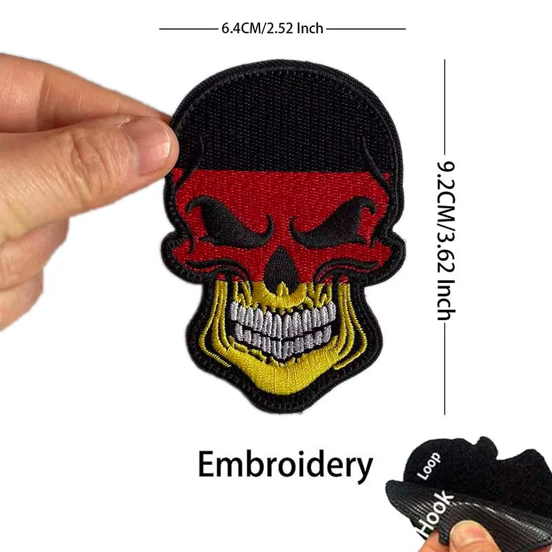 Germany Flag Morale Emblem German Eagle DEU Patches Reflective Infrared IR Badges