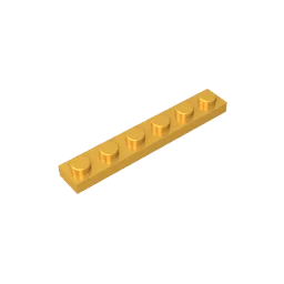 1 x 6 Compatible Children's DIY building block Particles Plate DIY