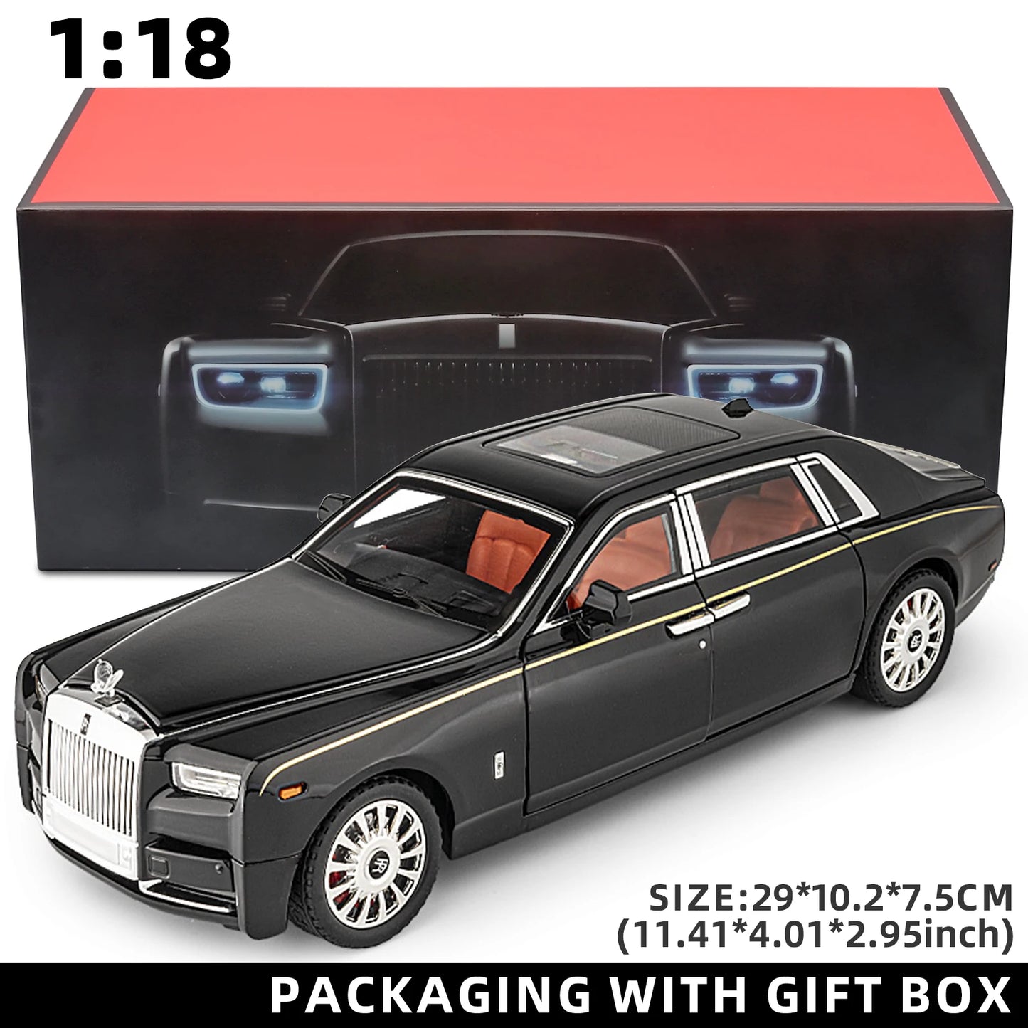 1:18 Rolls-Royce Phantom Diecast Car