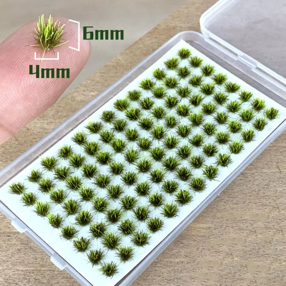 Grass Nest Model Sand Scene DIY Material Realistic Grass Tuft Miniature Grass Bushes Plant Cluster Scenery