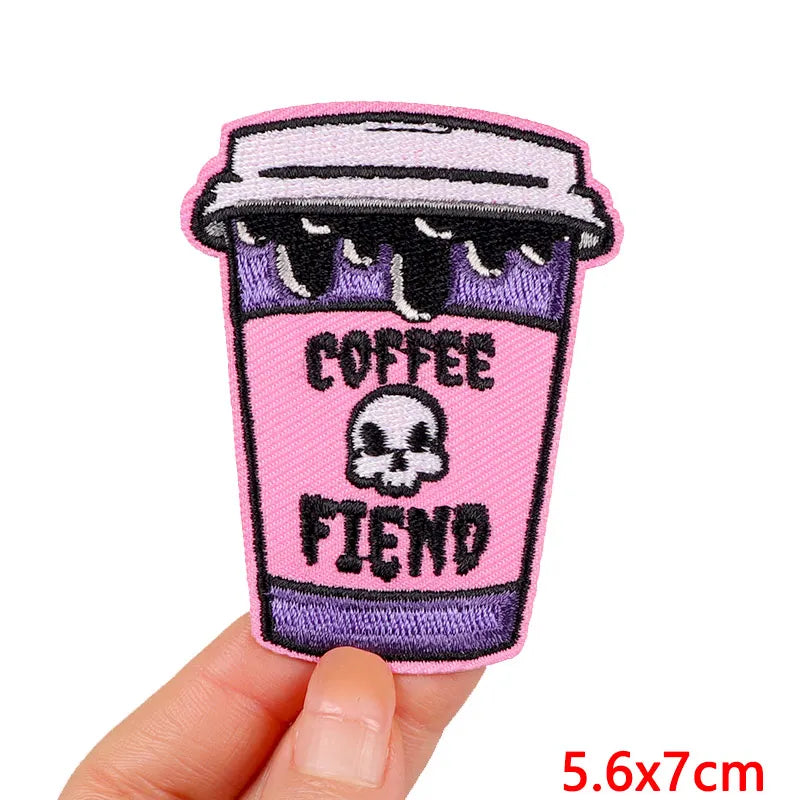 Cartoon/Food Patch Small Animal Embroidery Patches On Clothes DIY Iron On Patches For Clothing