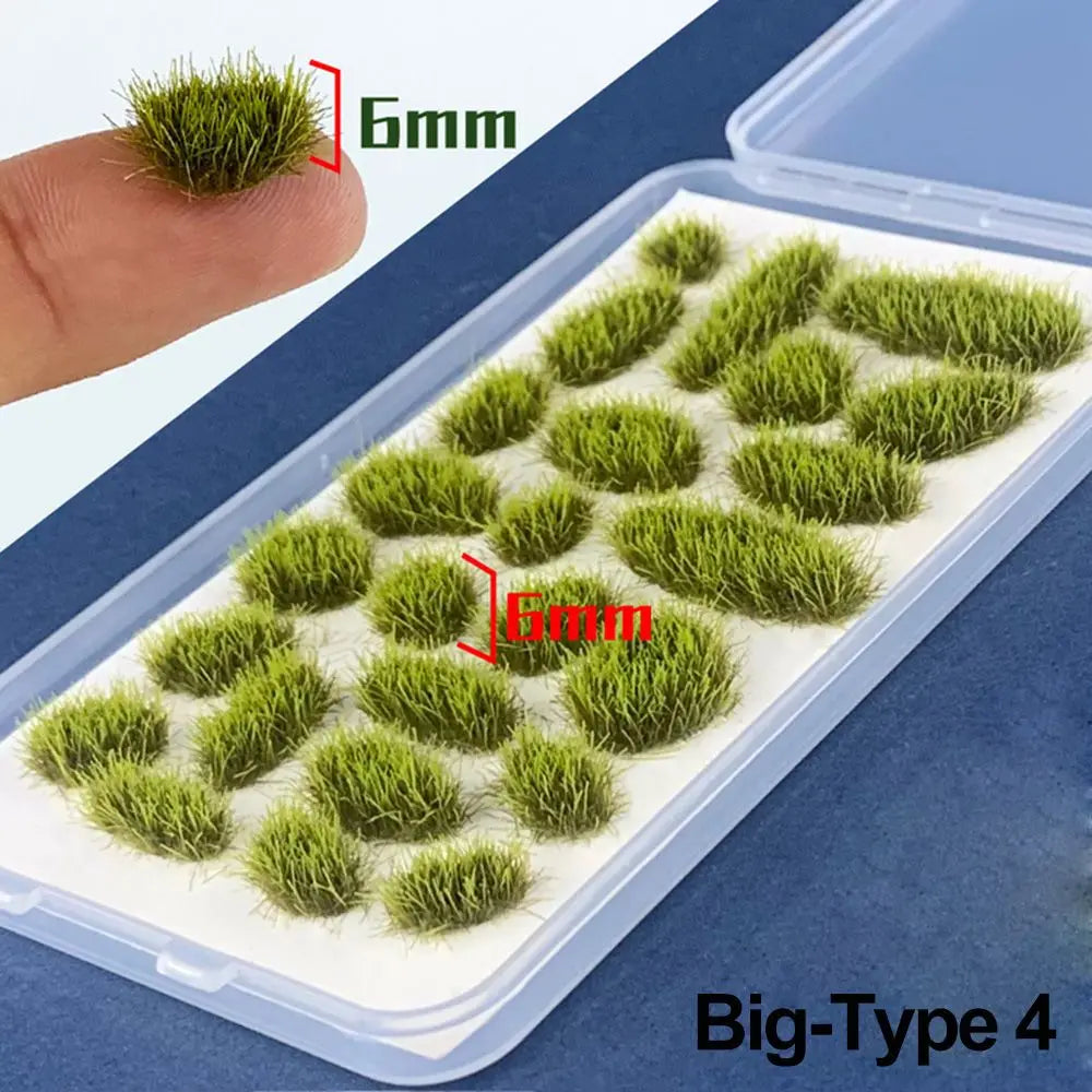 Grass Nest Model Sand Scene DIY Material Realistic Grass Tuft Miniature Grass Bushes Plant Cluster Scenery