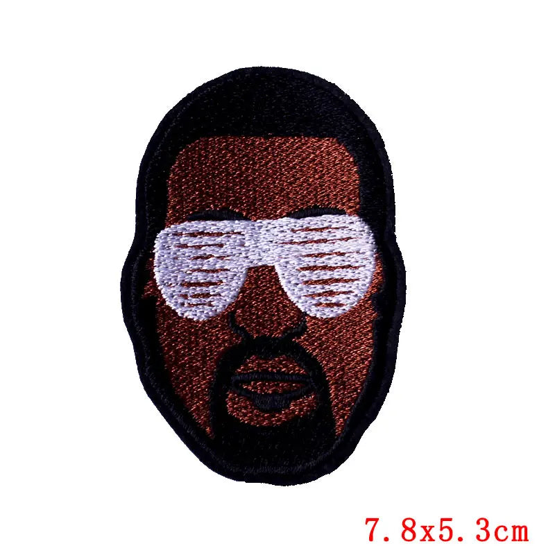 Muscle Animal/Rock Sports Embroidery Patch Iron On Patches For Clothing