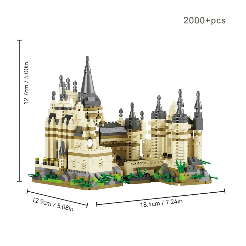 Magic Castle Medieval Architecture Building Set Creative Technical Assembly Bricks