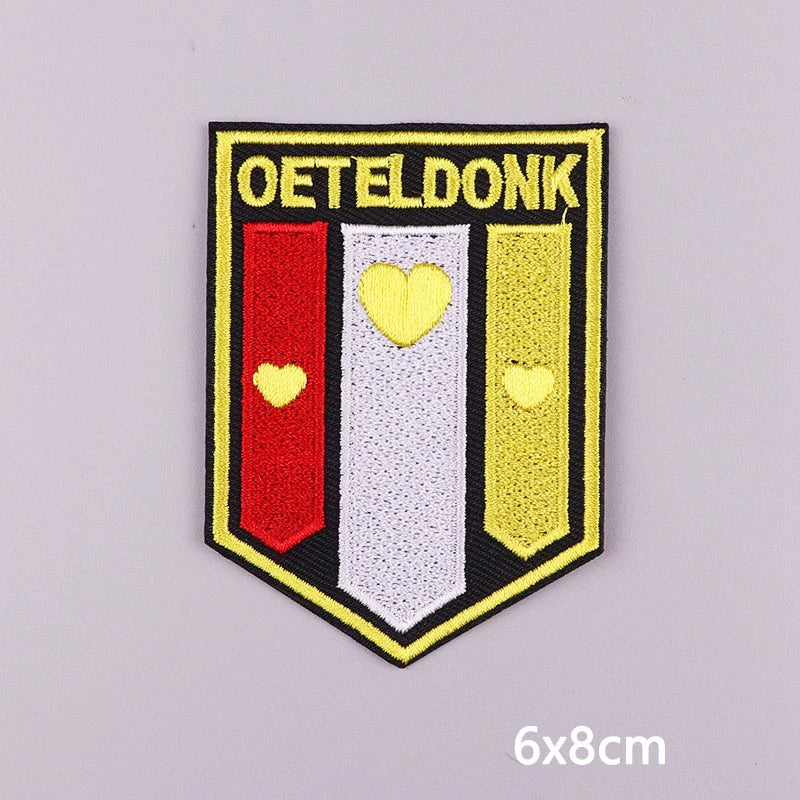 Netherland Oeteldonk Carnival Iron On Patches For Clothes Oeteldonk Embroidery Patch