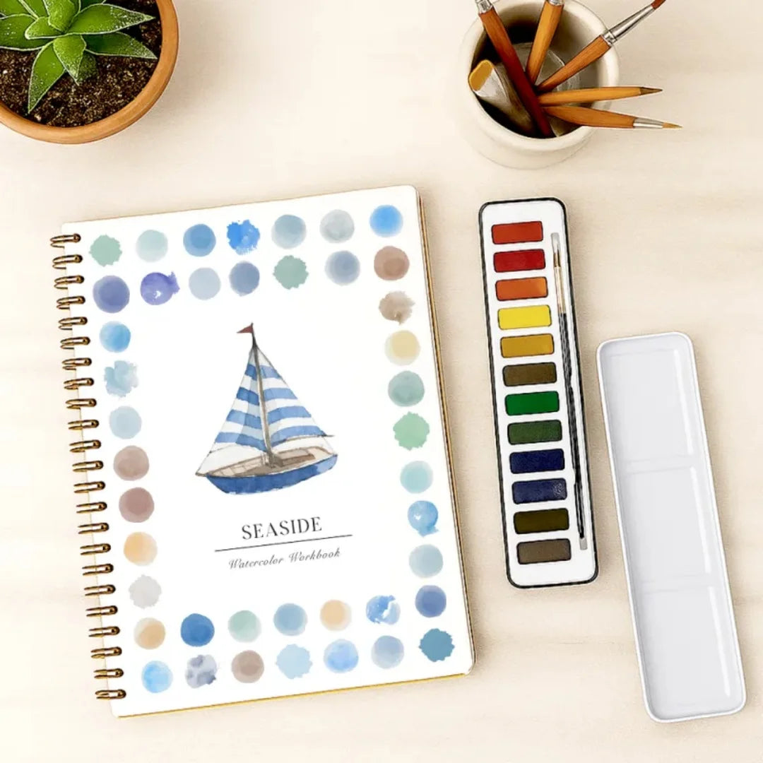 A Special Animal Themed Watercolor Coloring Book