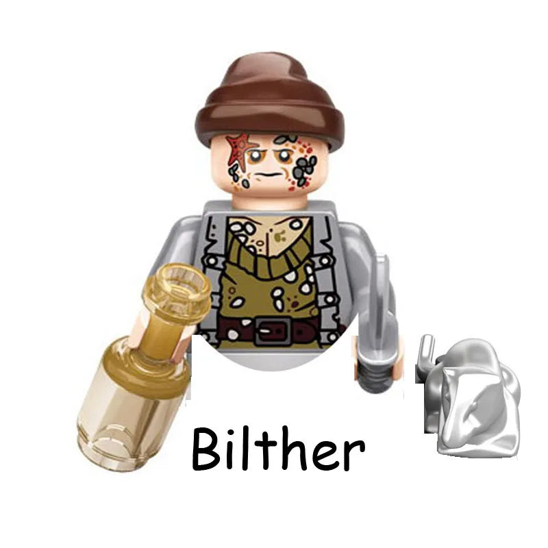 Pirates Of The Caribbean Captain Jack Jones Davy Jones Blackbeard Figure Blocks Construction Bricks Building Toys For Children