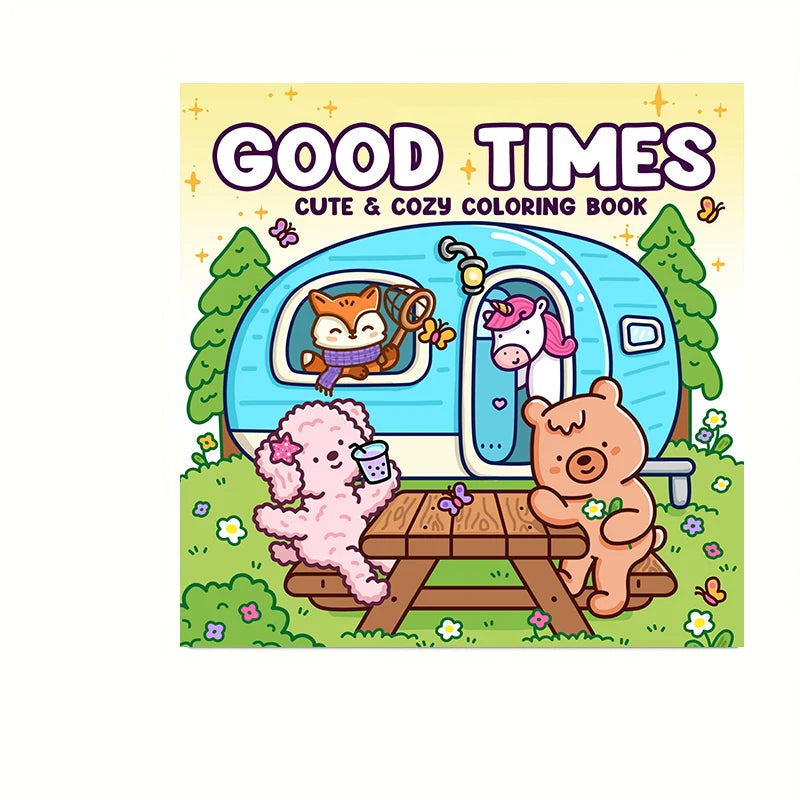 28 Pages Cozy Style Coloring Book for Adult