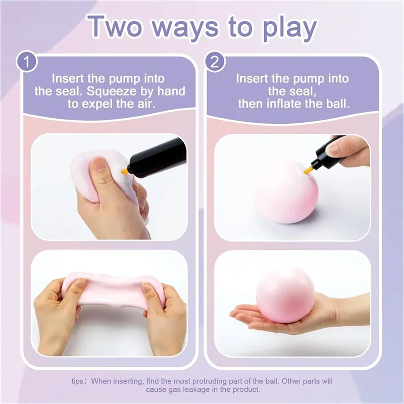 Shapeable Vacuum Squishies Sand Ball Grape Stress Ball Stress Relief