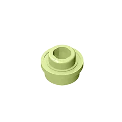 Round 1X1 W. Through Hole Compatible Children's DIY Educational Building Blocks