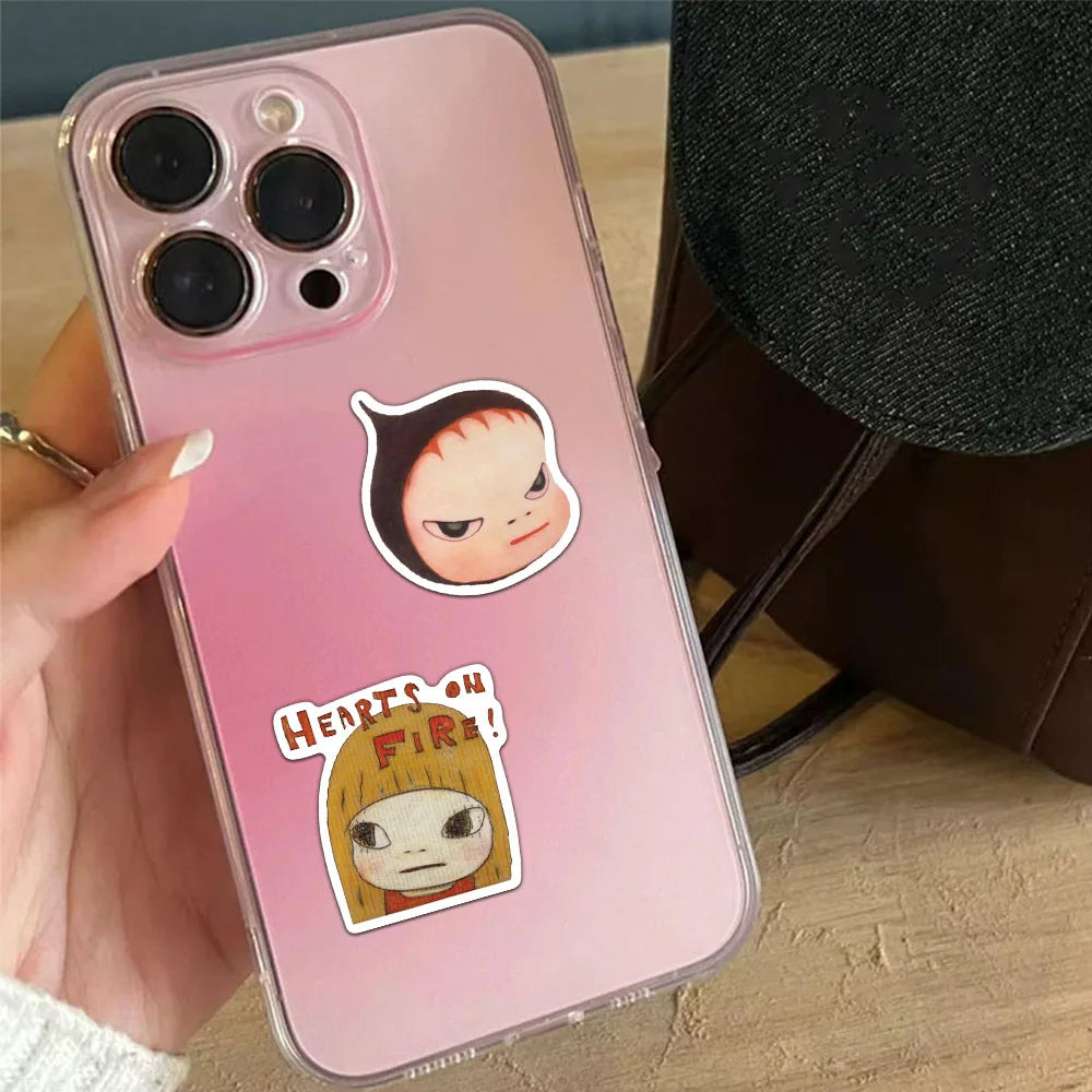 50/100/150PCS Yoshitomo Nara Stickers Cute Handbooks Material Phone Cases Laptop Suitcases Water Cups Waterproof Stickers