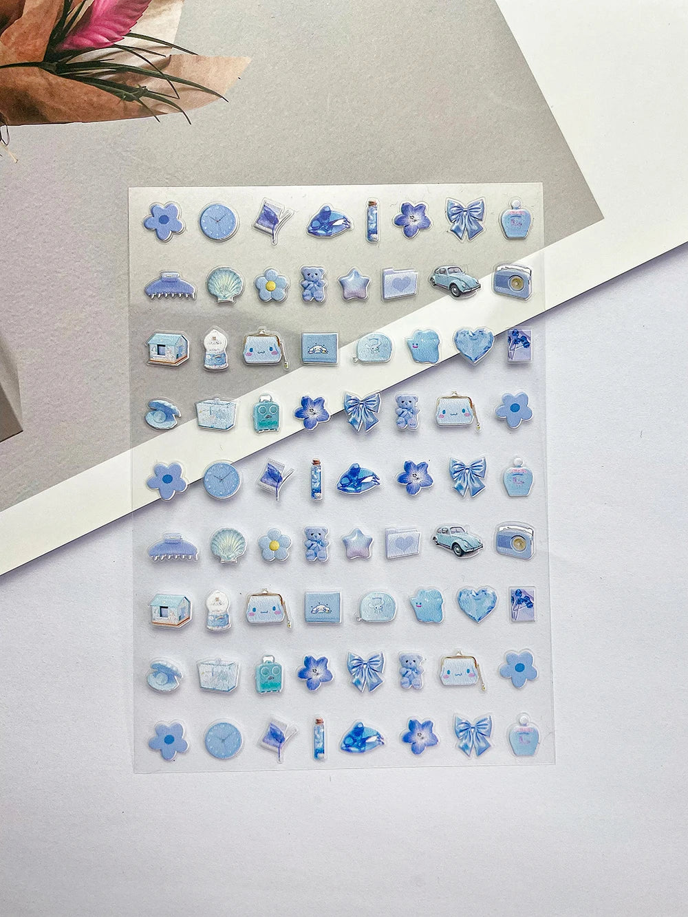 Sanrio Press On Nails Stickers Y2K Punk 3D DIY Scrapbook Nails Stickers