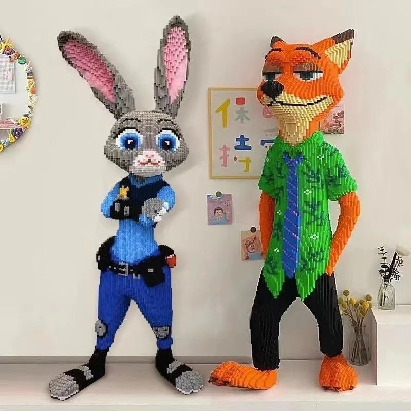 Animal City Judy Rabbit Nick Fox Building Blocks for Children