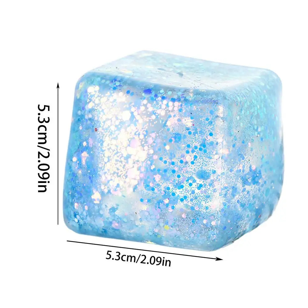 Maltose Cube Stress Squeeze Toy Compression Small Ice Cubes Anti Stress Slow Rebound