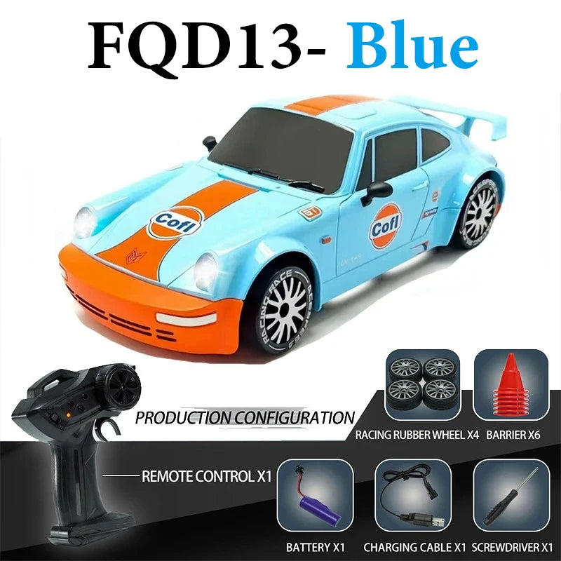 FAYEE 1:20 RC Dodge Hellcat Drift Car – 4WD Gyro Remote Control Toy