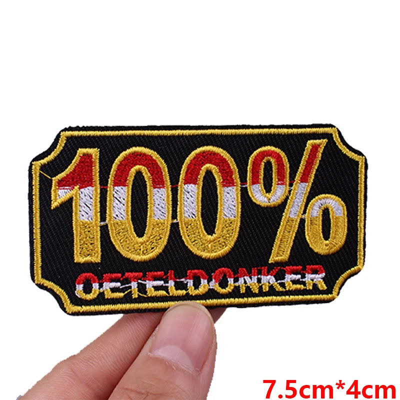 Netherland Embroidery Patches Netherland Carnival Patch Iron On Patches For Clothing
