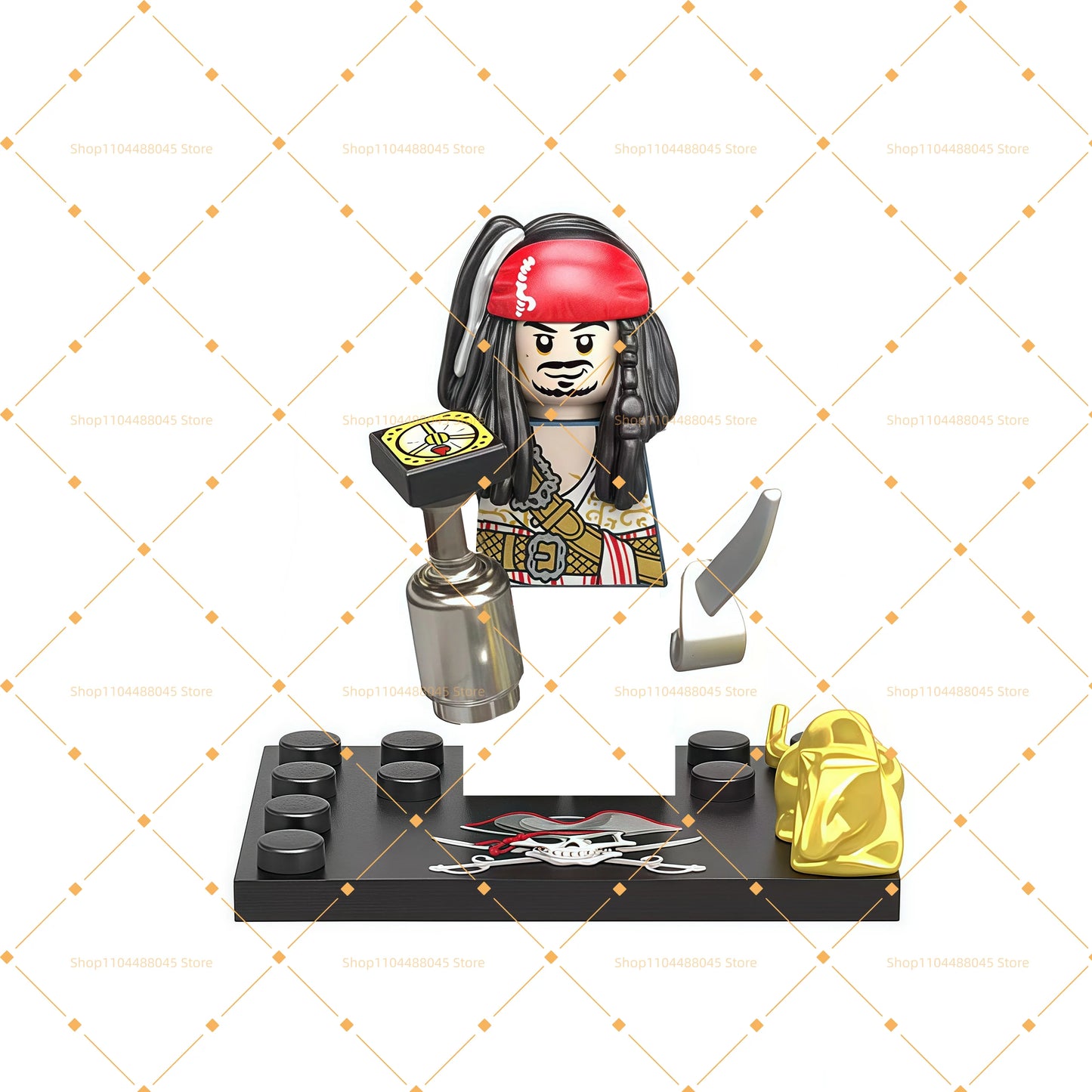 Pirates of the Caribbean Blocks Brick Toys