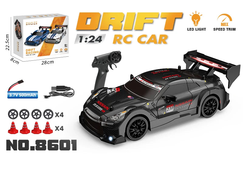 1:24 RC Drift Car 4WD 2.4G High Speed Racing Car