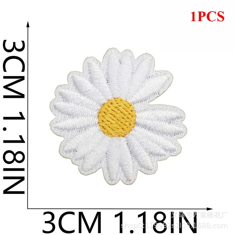 Exquisite Flower Embroidery Patch Sticker Bag Decoration Butterfly Bee Cloth Sticker