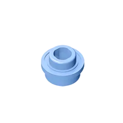 Round 1X1 W. Through Hole Compatible Children's DIY Educational Building Blocks