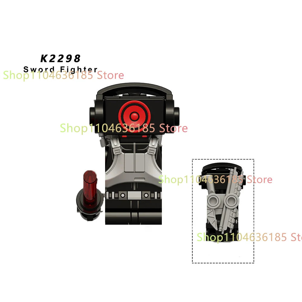 Skibidi Toilet Man Figures Anime Block Toys TvMan Titan Cameraman Speakerman Bricks Model Toy