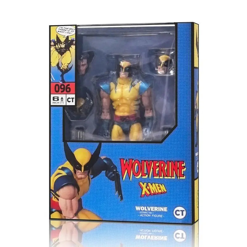 Mafex 96 Wolverine Figure Brown Comic X-Men Action Figure