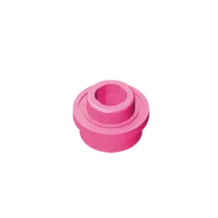 Round 1X1 W. Through Hole Compatible Children's DIY Educational Building Blocks