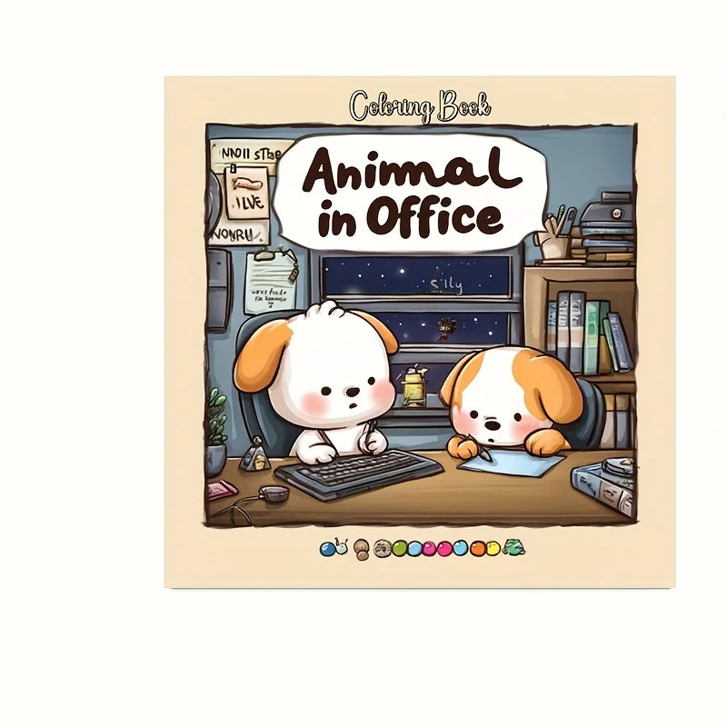 28 Pages Charming Birds World Coloring Coloring Book for Soothing Stress