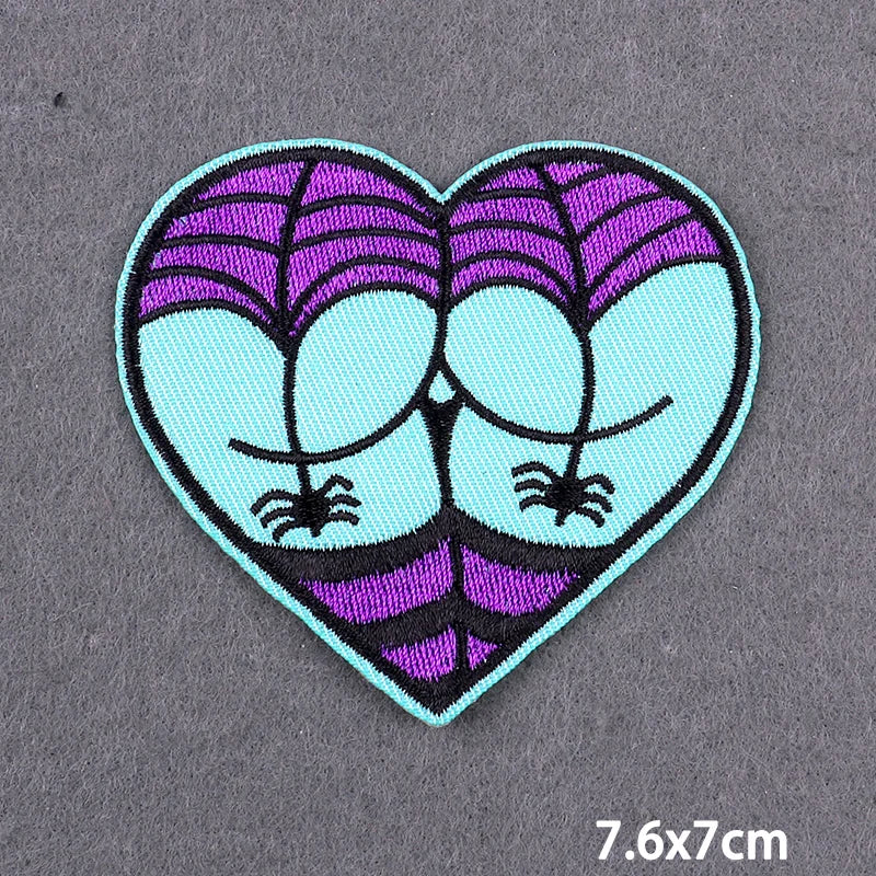 Skull Iron On Patches For Clothing Thermoadhesive Patches On Clothes