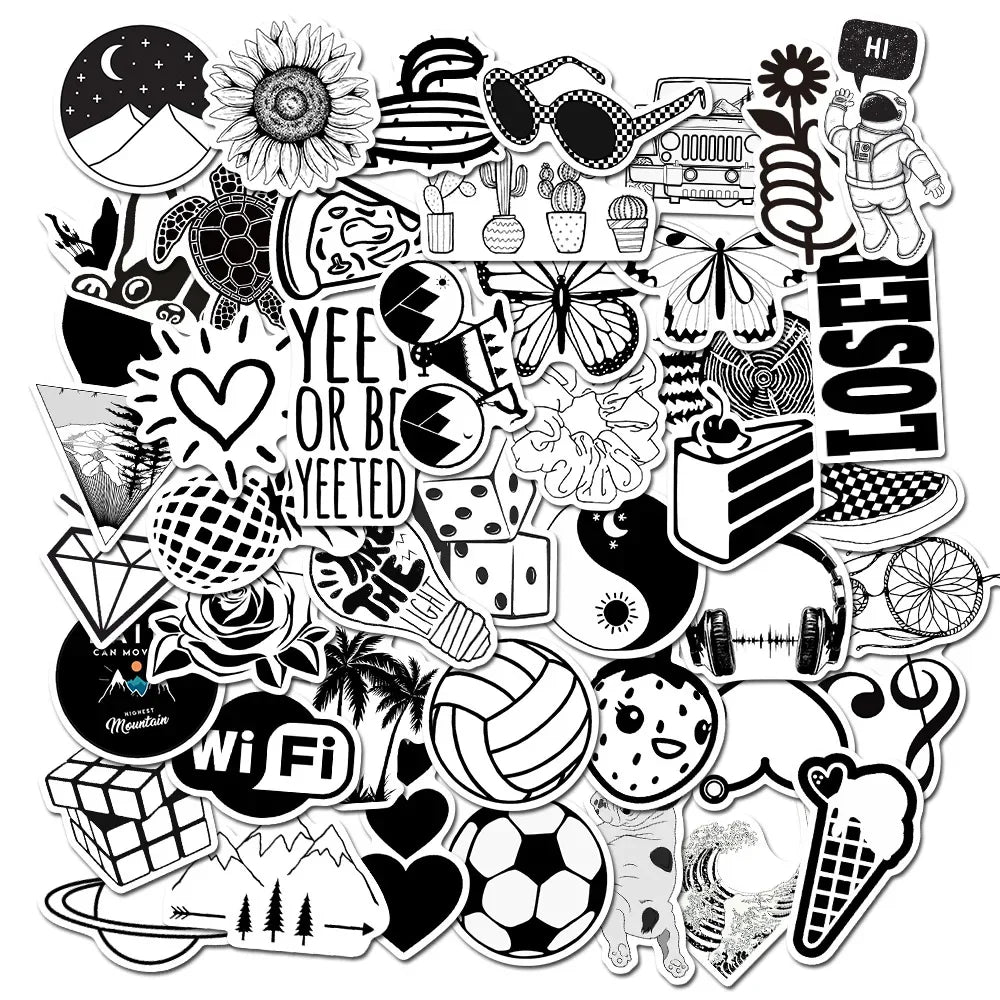 33 Styles Stickers 50PCS/Pack Decals Sticker For DIY Sticker
