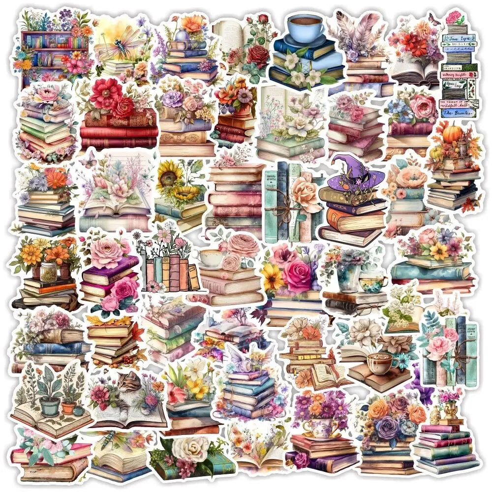 10/50/100pcs Mix Smut Dark Romance Bookish Book Reading Stickers