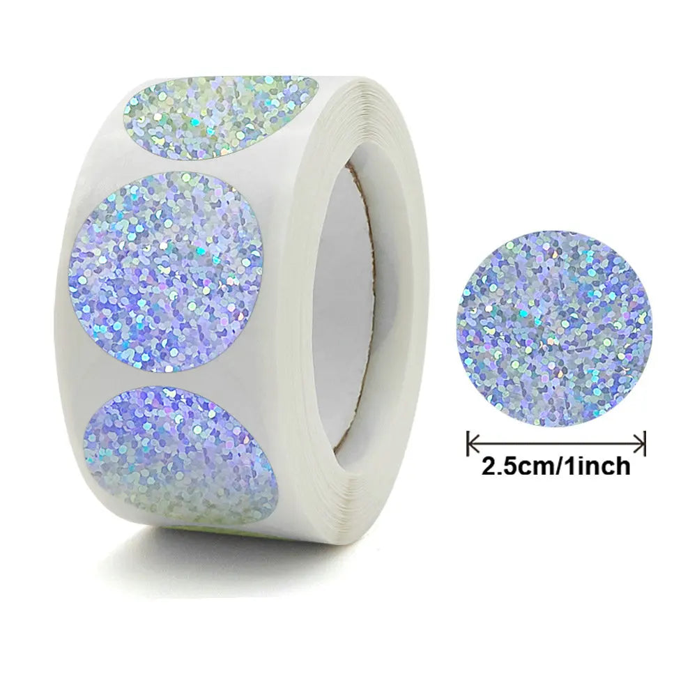 50-100-500PCS Handicraft Valentine's Day Heart Sticker Heart-Shaped