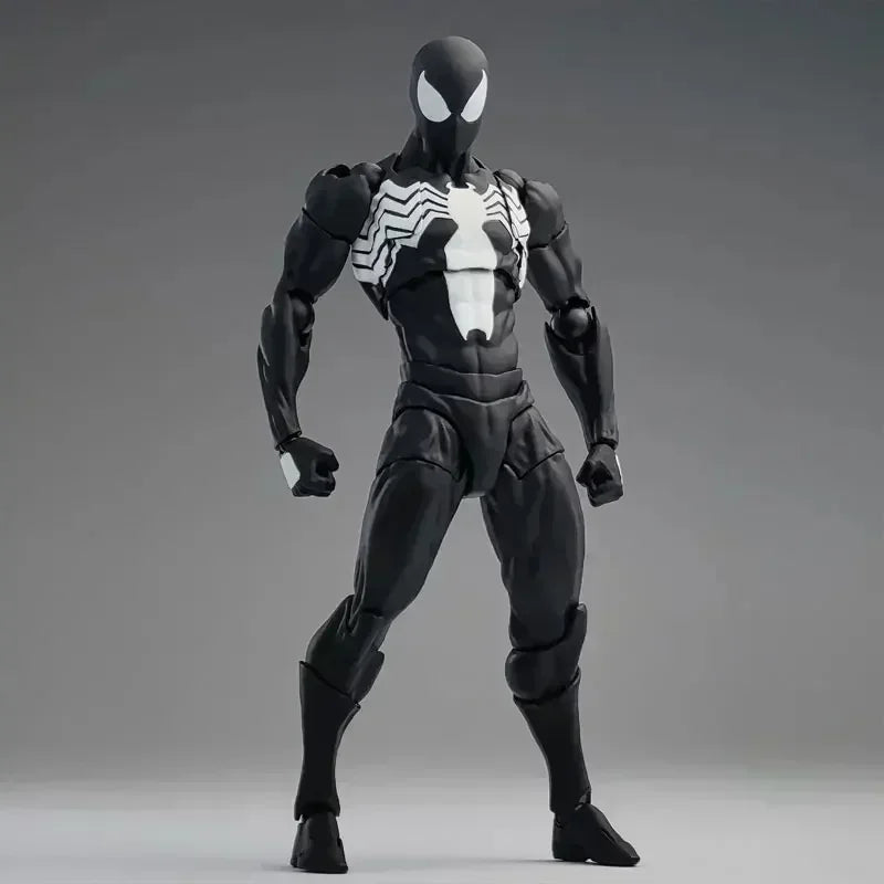 Mess Toys Spider Man Symbiote Spiderman Black Suit Neighbor Scarlet Spider Anime Action Figure