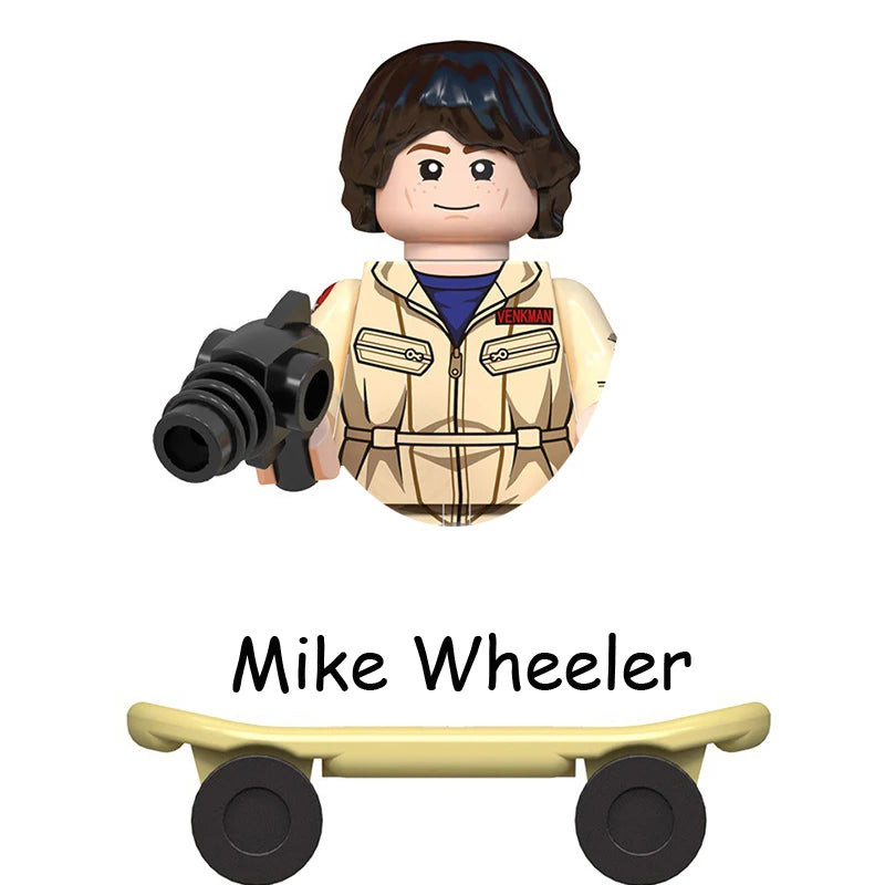 The Terrible Movie Upside Down Dustin Mike Lucas Will Eleven Model Building Blocks