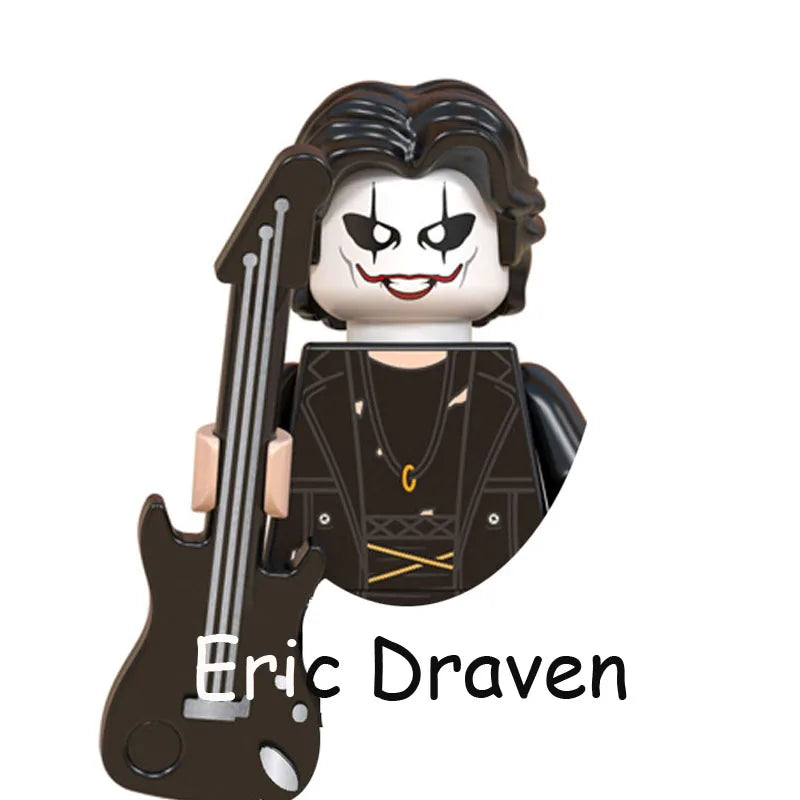 4Pcs/Set The Horrible Movie Dustin Mike Vecna Will Eleven Model Figure Blocks Construction Bricks Toys