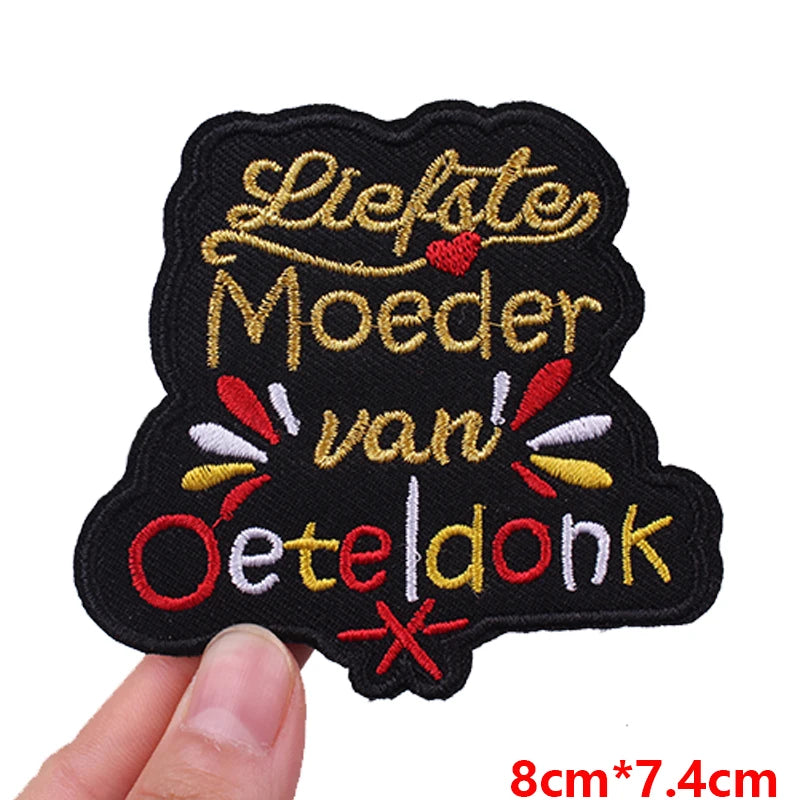 Netherland Embroidery Patches Netherland Carnival Patch Iron On Patches For Clothing