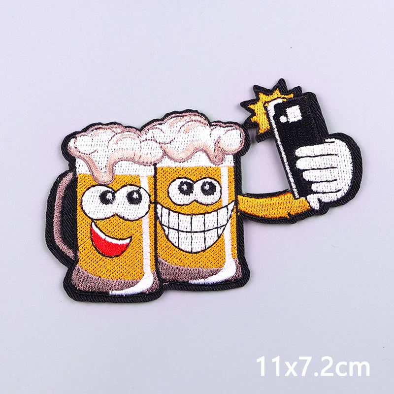 Netherland Carnival Patches Kruikenstader Emblem Embroidery Patches For Clothing Sew On