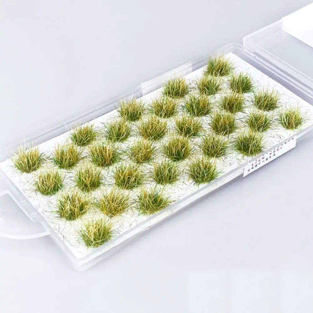 Grass Nest Model Sand Scene DIY Material Realistic Grass Tuft Miniature Grass Bushes Plant Cluster Scenery