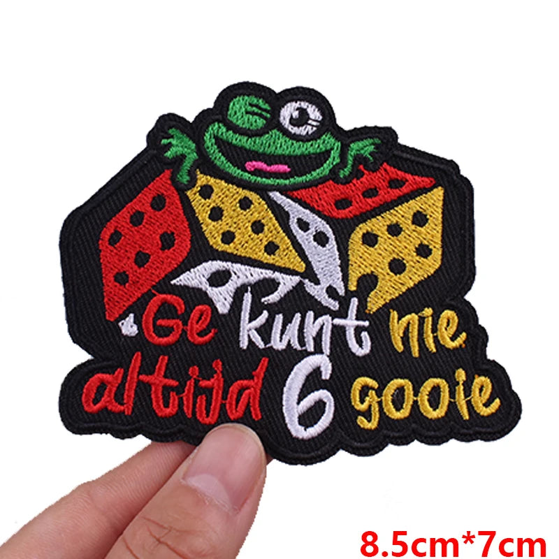 Netherland Embroidery Patches Netherland Carnival Patch Iron On Patches For Clothing