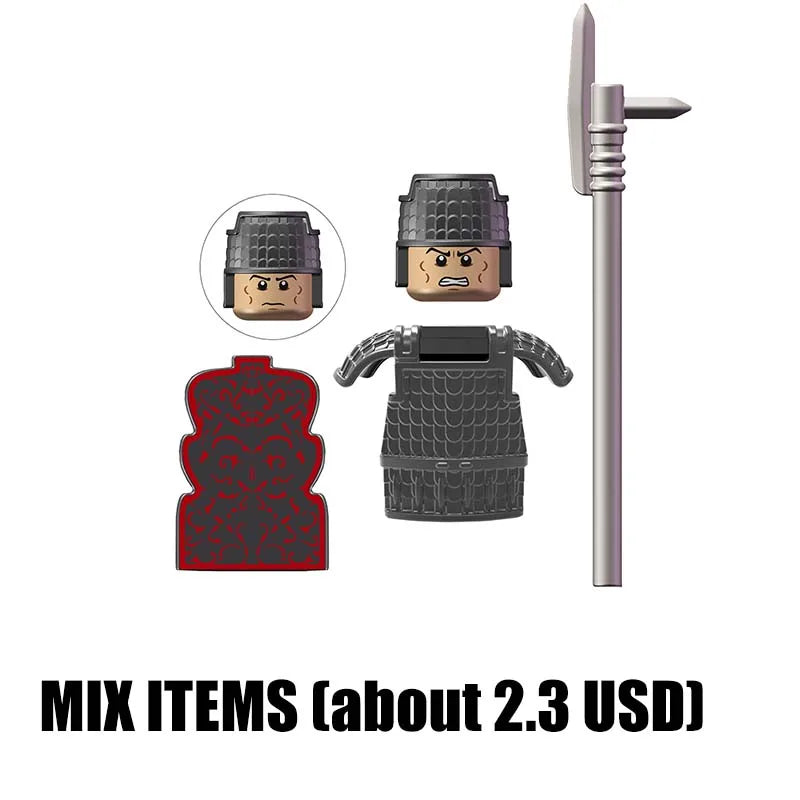 Mix Items Building Blocks Toys for Children Single