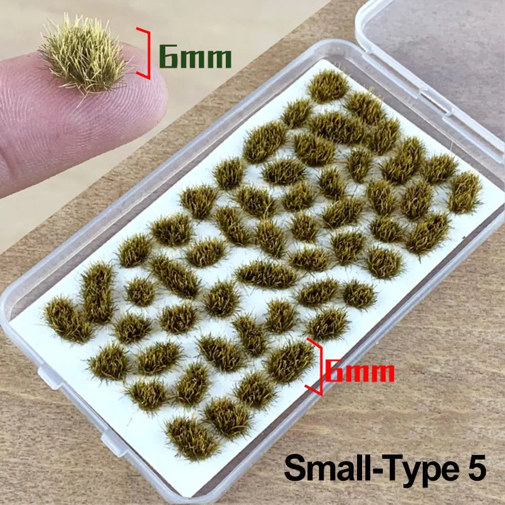 Grass Nest Model Sand Scene DIY Material Realistic Grass Tuft Miniature Grass Bushes Plant Cluster Scenery