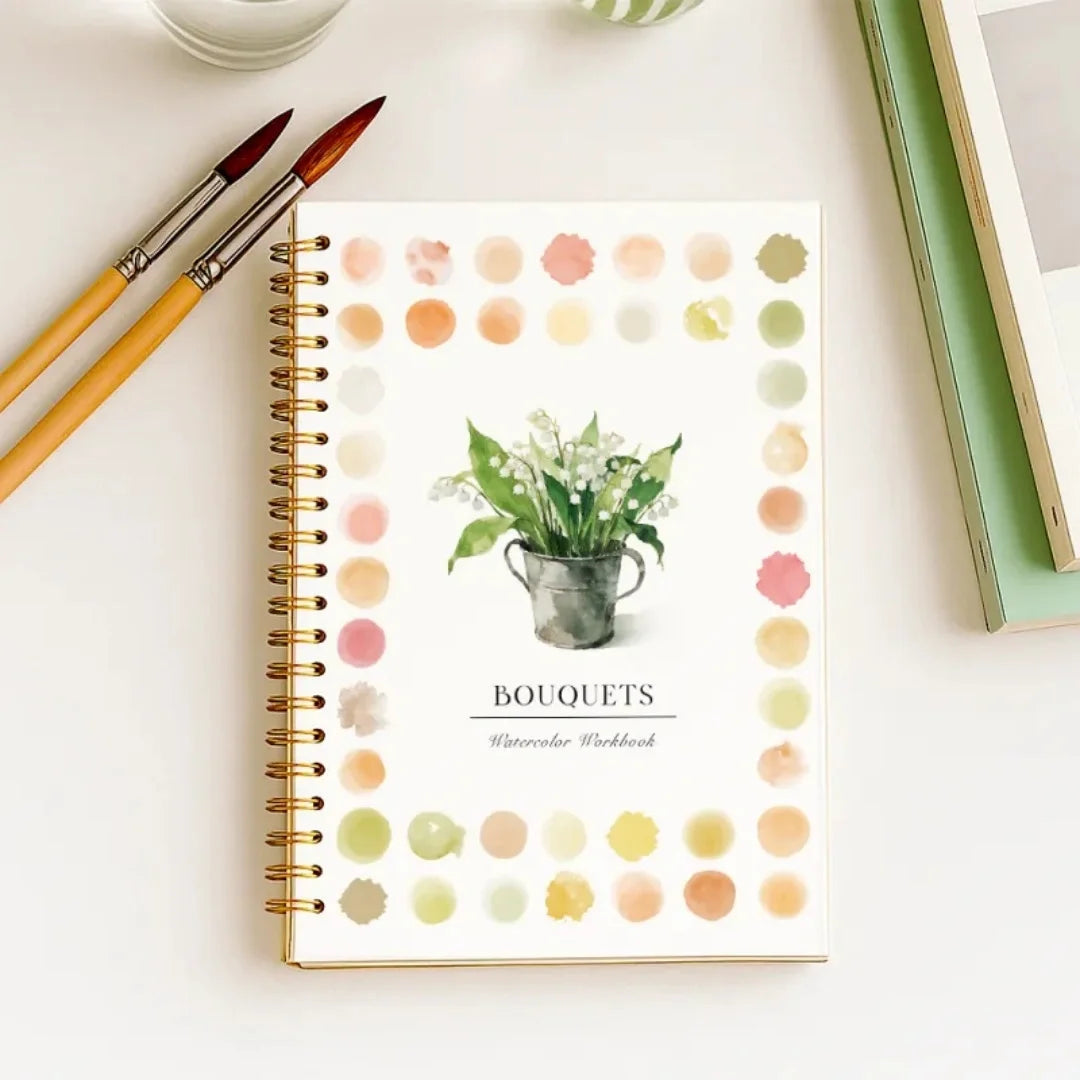 A Special Animal Themed Watercolor Coloring Book