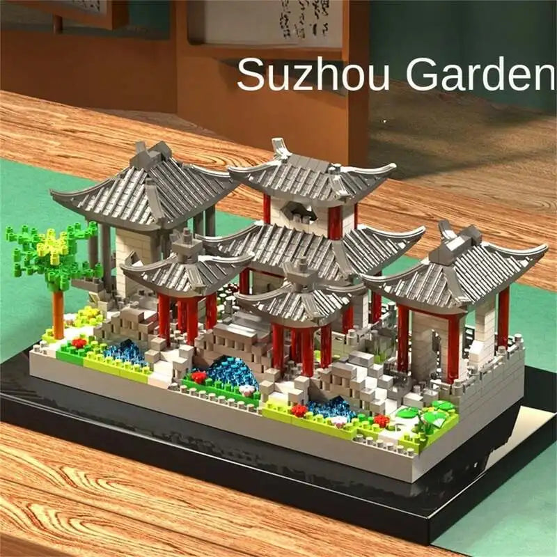 Suzhou Garden Puzzle Micro Particle Assembly Type Building Blocks
