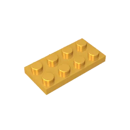 Plate 2 x 4 Compatible Children's DIY building block Particles Plate DIY