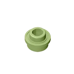 Round 1X1 W. Through Hole Compatible Children's DIY Educational Building Blocks