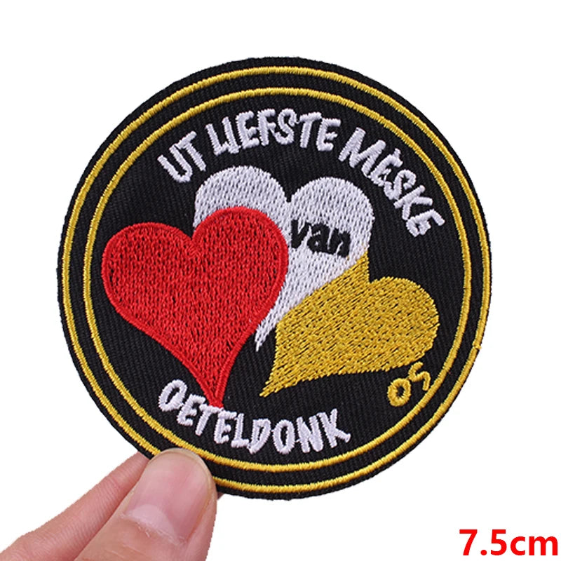 Netherland Embroidery Patches Netherland Carnival Patch Iron On Patches For Clothing