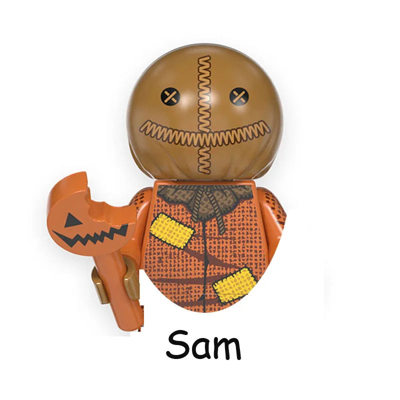 4Pcs/Set The Horrible Movie Dustin Mike Vecna Will Eleven Model Figure Blocks Construction Bricks Toys